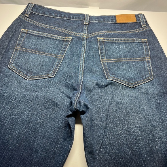 Tommy Hilfiger Boyfriend Sz8 High Rise Bootcut 31” L 100% Cotton - Picture 2 of 4